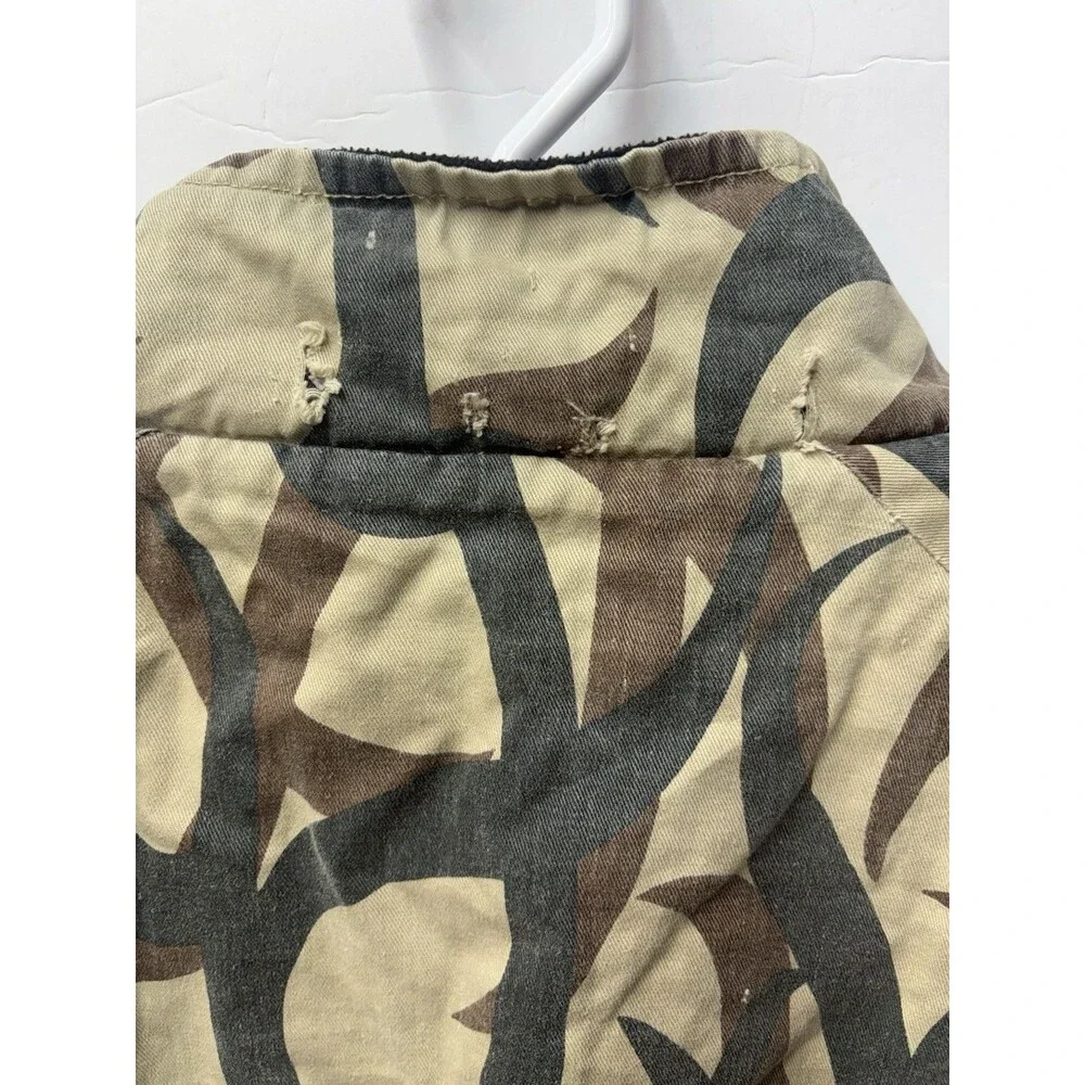 Vintage ASAT Camo Zip Jacket Heavyweight Hunting 90s Y2K Distressed Mens 3XL